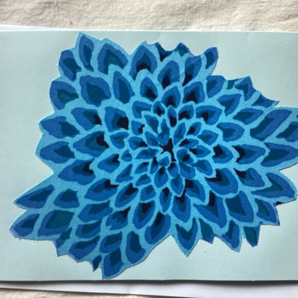 Handmade Kaffe Fassett Blank Cards Set 1 - Picture 3 of 5